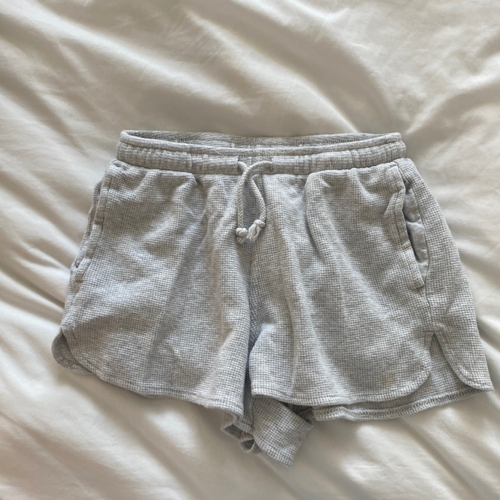 John Galt Grey waffle short
